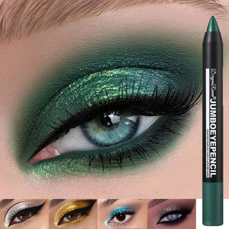 Bâton de crayon fard à paupières vert foncé fumé