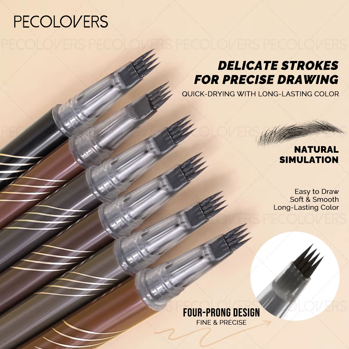 Crayon à sourcils étanche 1 pièce