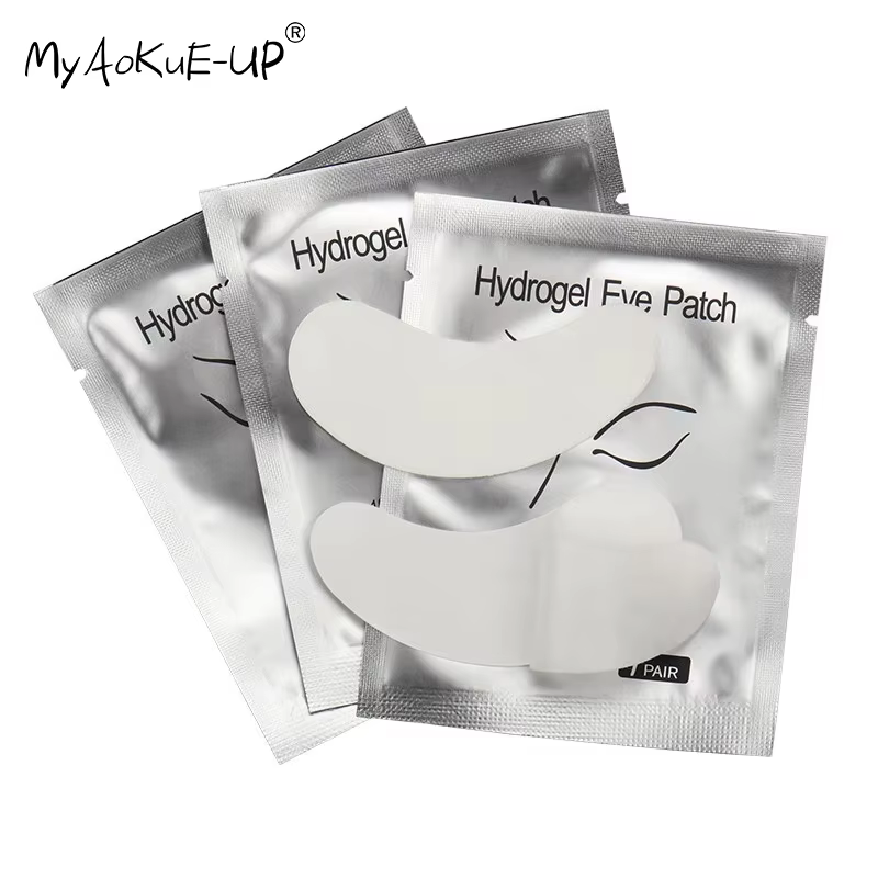 50/100/200 paires de coussinets de cils Gel Hydrogel Patch pour les yeux greffage sous les yeux papier autocollant renard enveloppes Extension de cils outils de maquillage