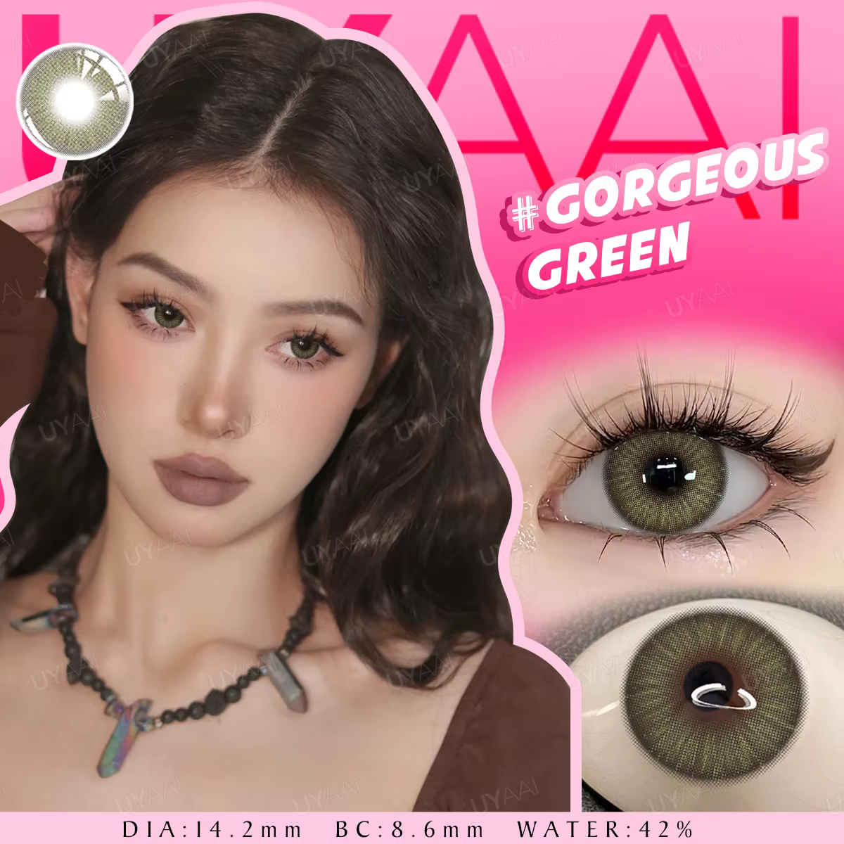 Lentilles de contact de couleur naturelle UYAAI