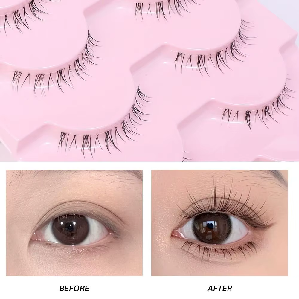 5 paires de cils inférieurs sous