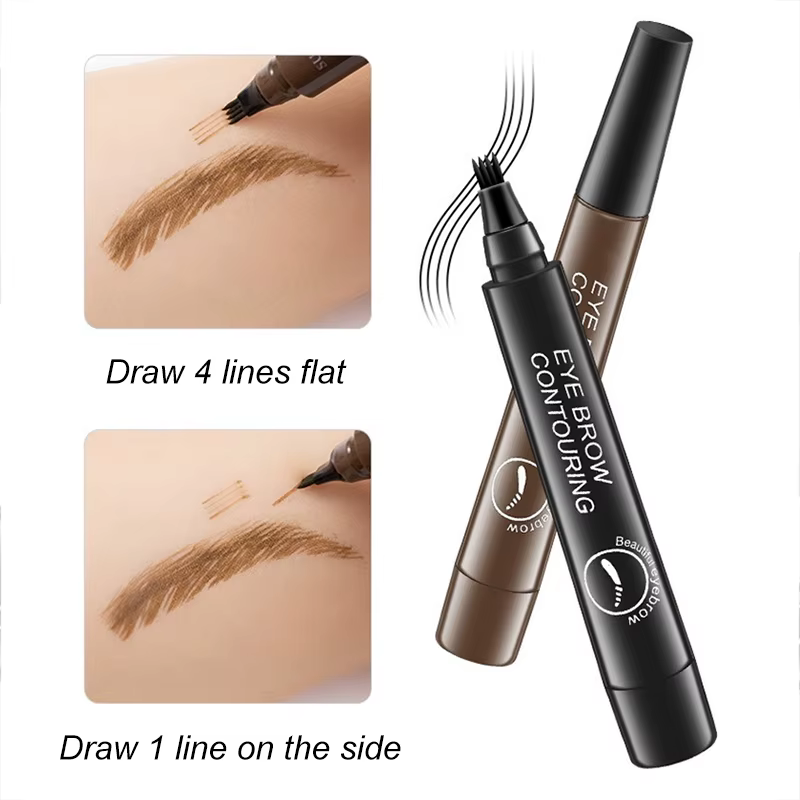 Crayon à sourcils 4 points 5 couleurs stylo