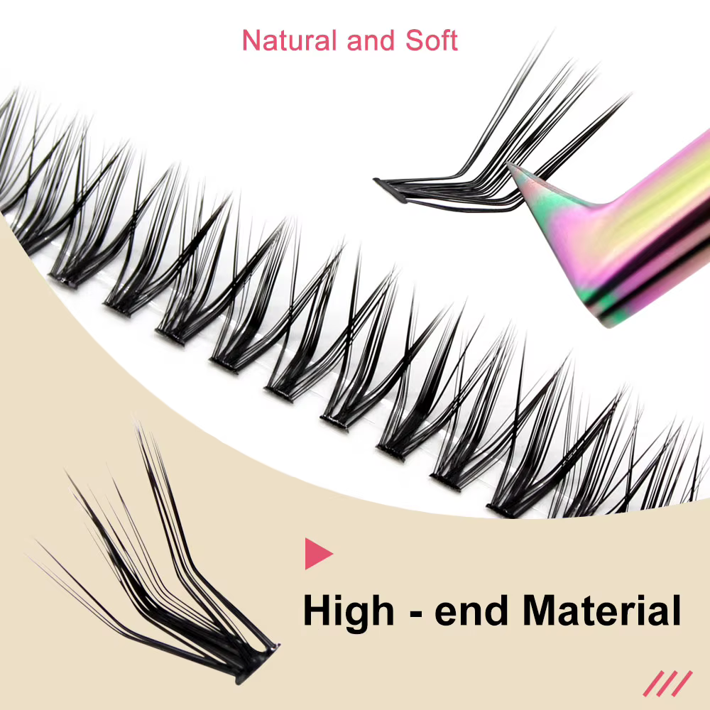 LASHURY 60 pièces L curl Foxy Eyes chat Look vison cils moelleux naturel faux