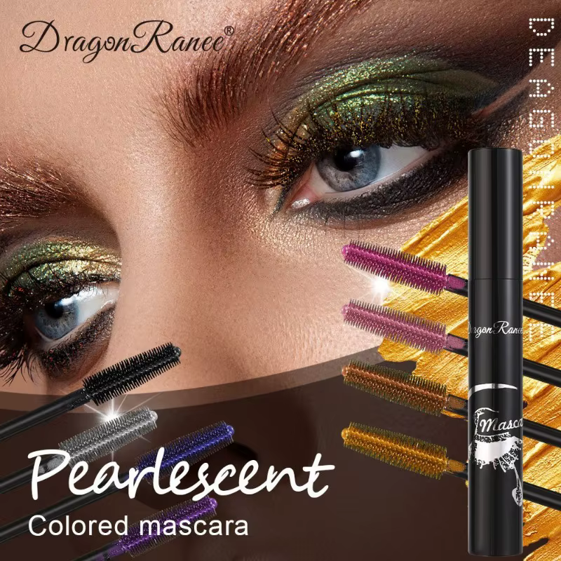 Mascara coloré imperméable à l'eau