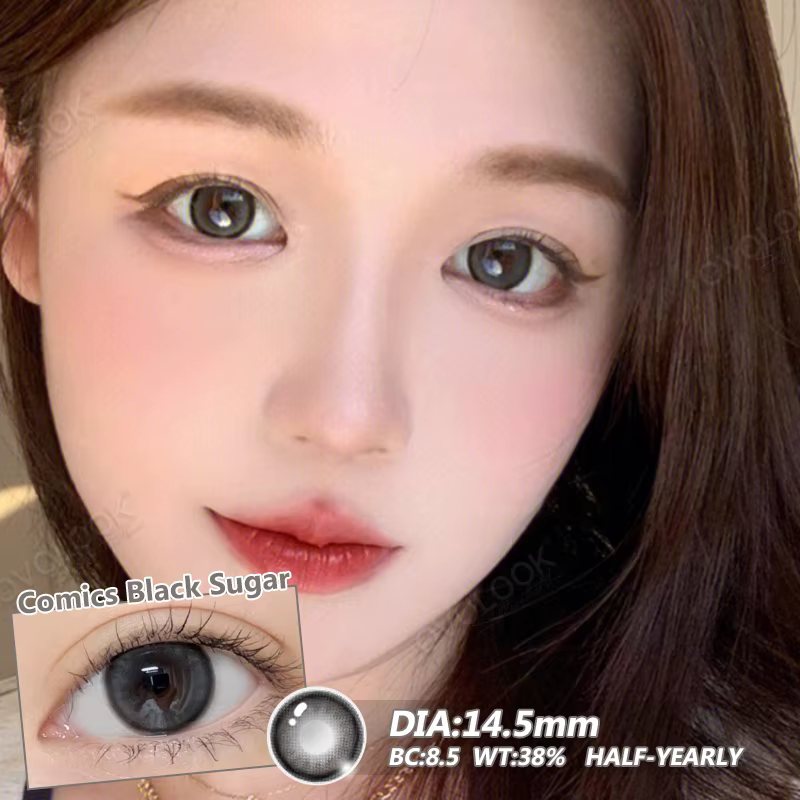 1 paire beauté 10 couleurs lentilles de Contact pour les yeux naturel élève couleur lentille