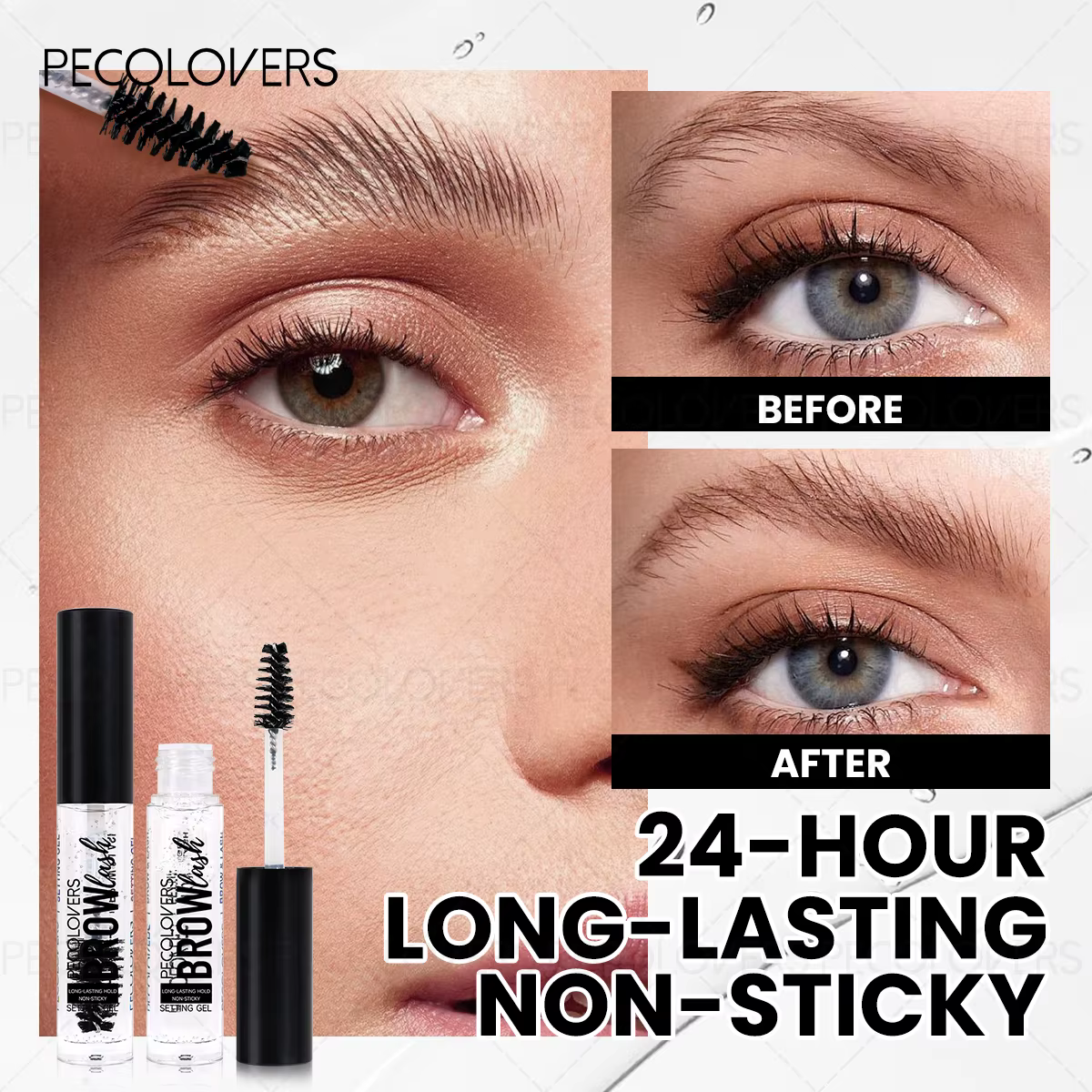 1 gel à sourcils avec brosse - Formule douce