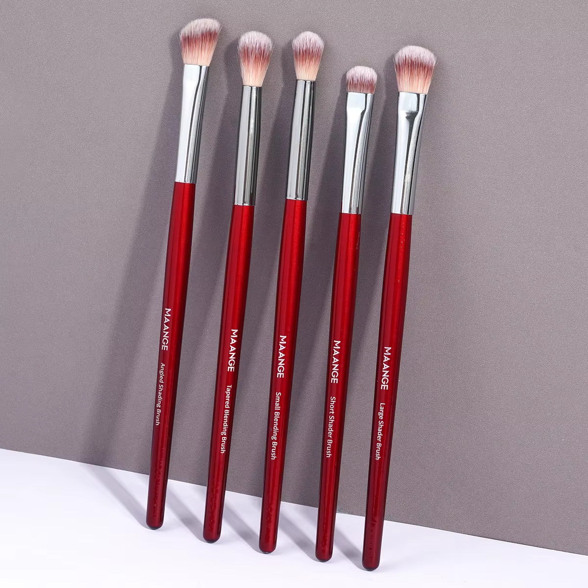 MAANGE 5 pièces ombre à paupières ensemble de pinceaux de maquillage correcteur brosse yeux cosmétique poils souples