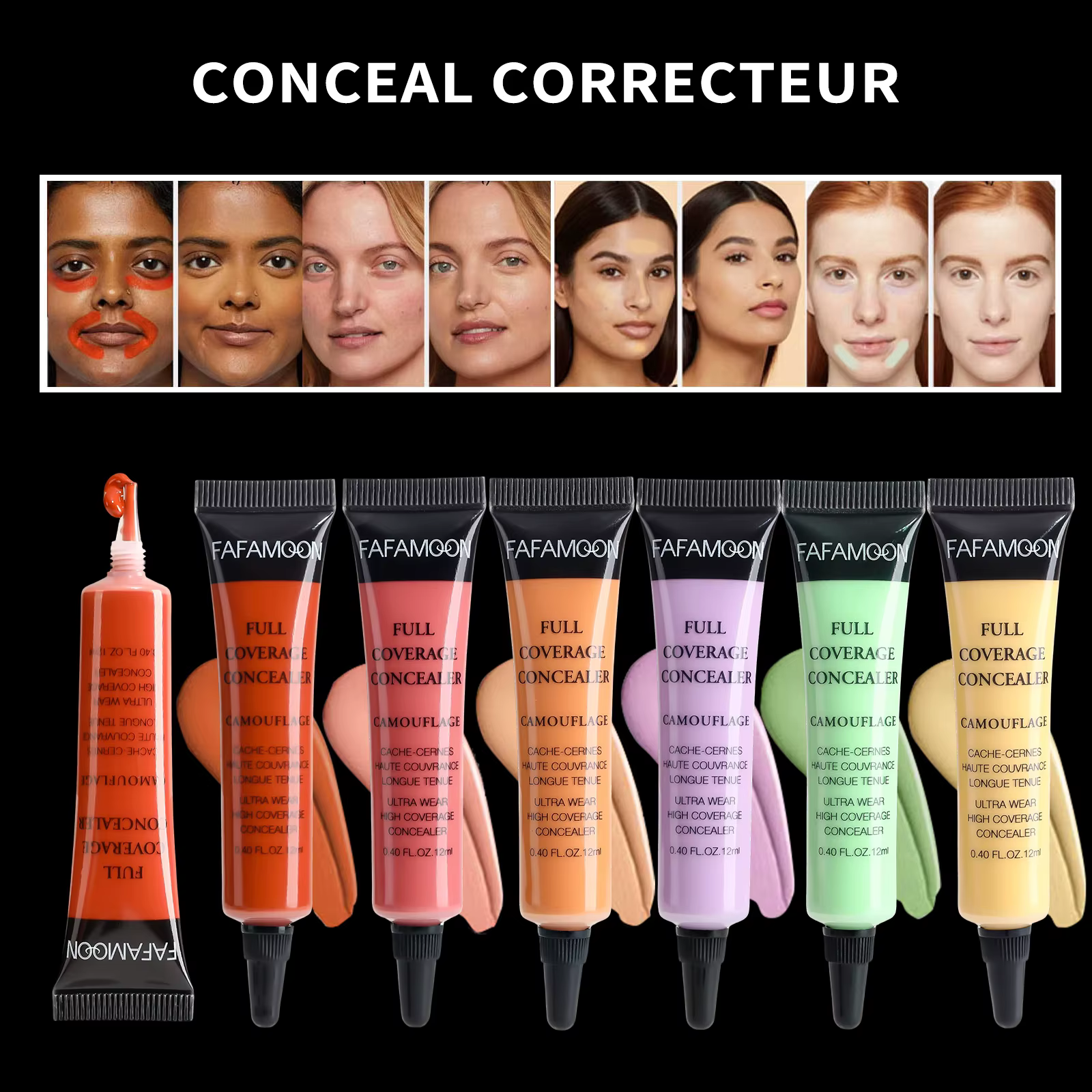 Correcteur liquide imperméable à couverture complète