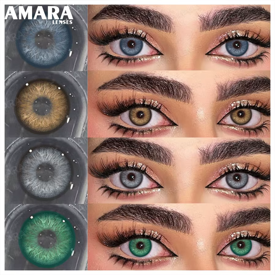 Lentilles de contact AMARA Norvège bleues
