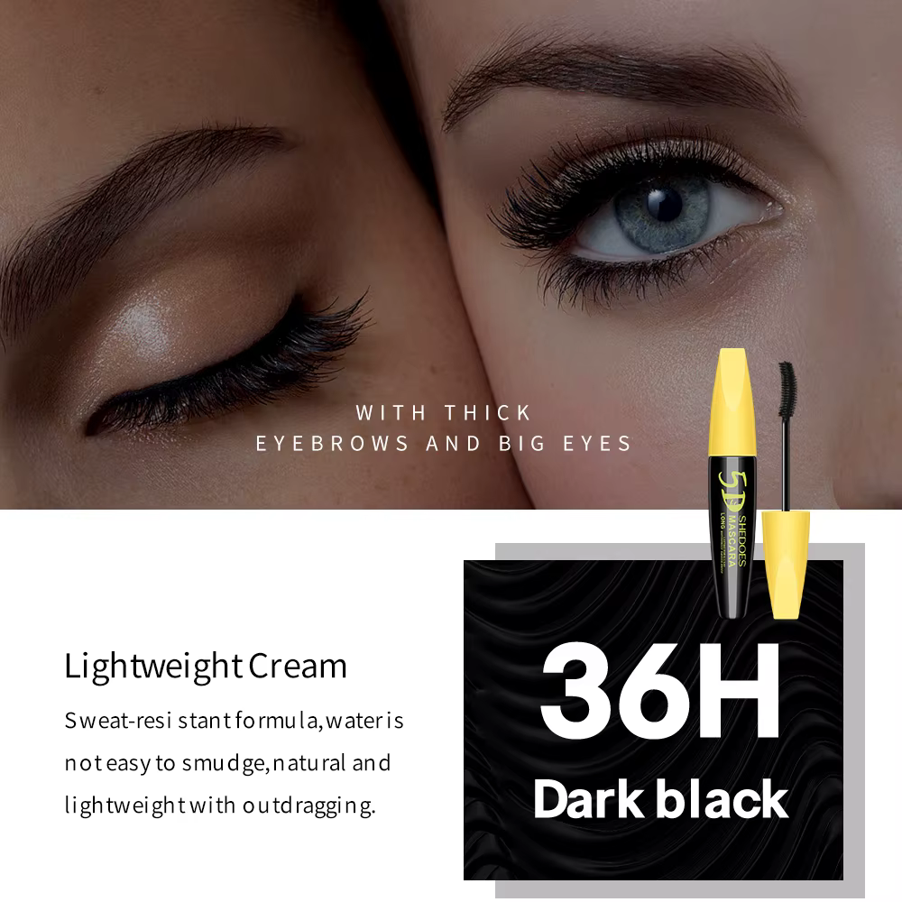 Mascara waterproof, dense