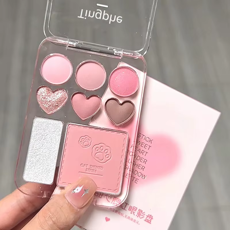 Palette de fards à paupières rose Orange