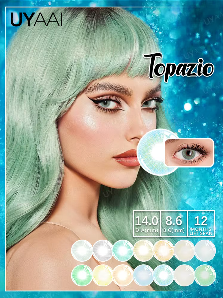 UYAAI lentilles de couleur naturelle yeux