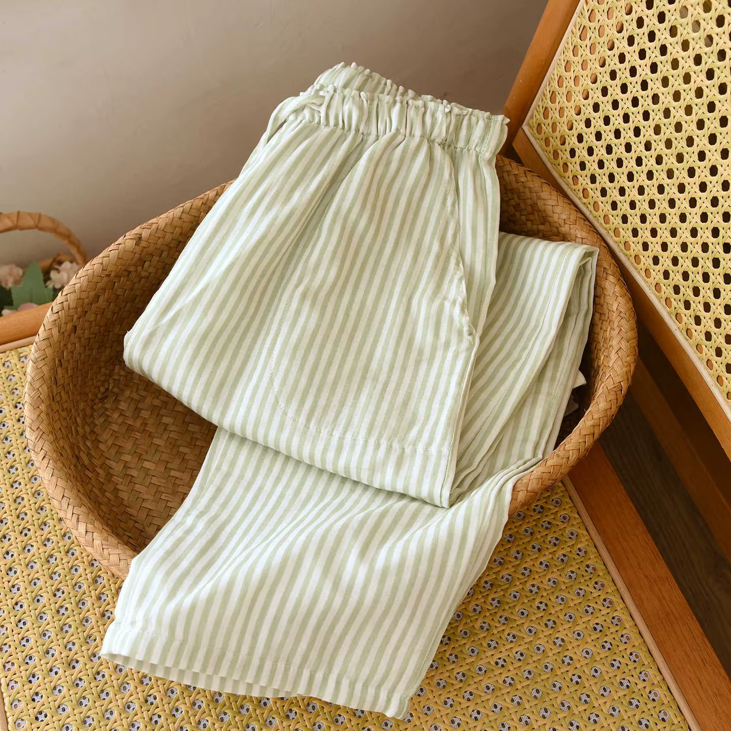 Pantalon de pyjama d'été 2026 coton pour femmes, bas de sommeil doux et respirant, confortable au quotidien, vêtements de maison décontractés, nouvelle collection 100%