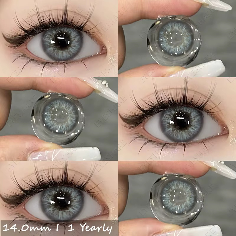 EYESHARE 1 paire de lentilles de contact de couleur naturelle pour les yeux
