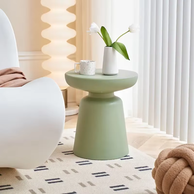 Table d'appoint de canapé nordique simple, salon, balcon, café, maison, petit appartement, design de document, bureau moderne, 2023