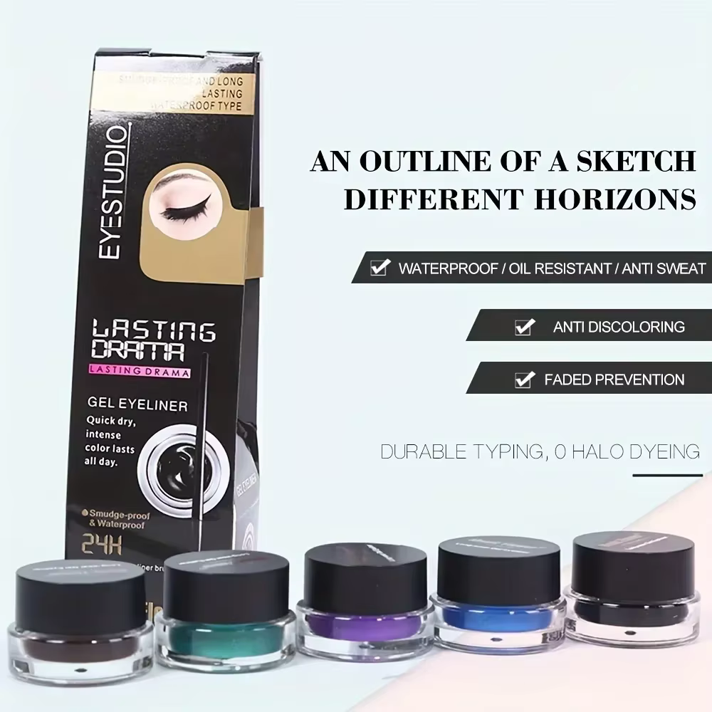 Crème d'eye-liner à rendu de couleurs riche