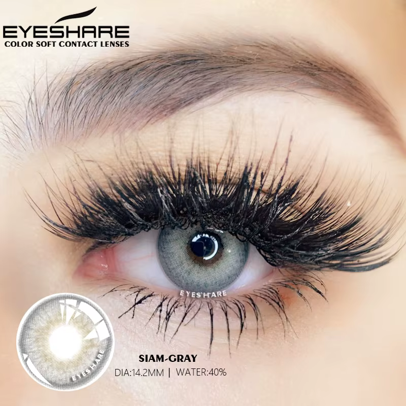 EYESHARE 2 pièces lentilles de contact de couleur naturelle pour les yeux