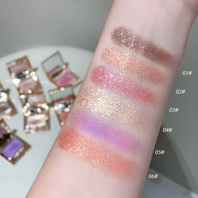 Palette de fards à paupières en diamant