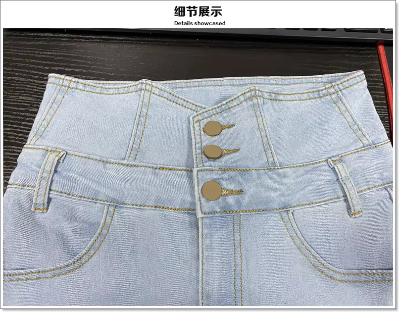 Pantalon crayon jean femme pantalon crayon moulant taille haute décontractée pantalon Long gaine Denim pantalon cravate Y2k pantalon printemps 2024