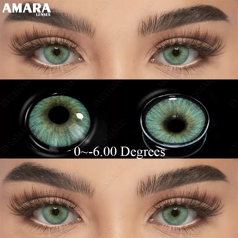 Lentilles de contact colorées pour myopie avec dioptries