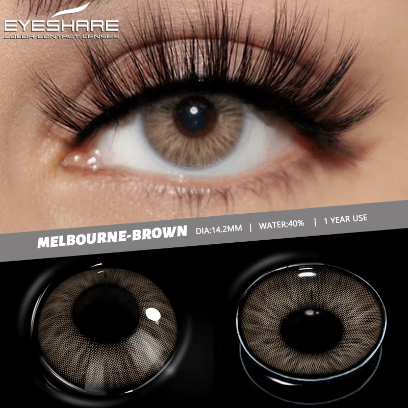 AMARA 1 paire de lentilles de contact colorées pour les yeux