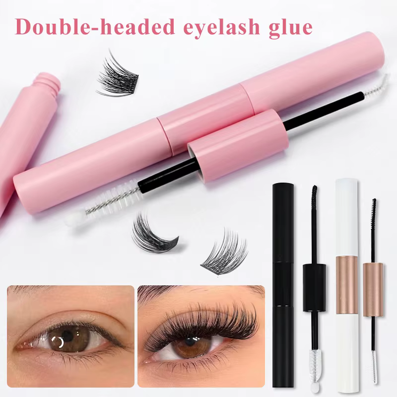 Colle à cils double-embout pour fixation et scellement