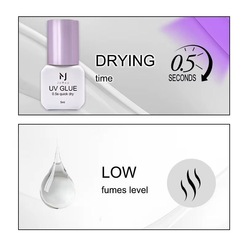 Faux cils 0.5S colle UV adhésive