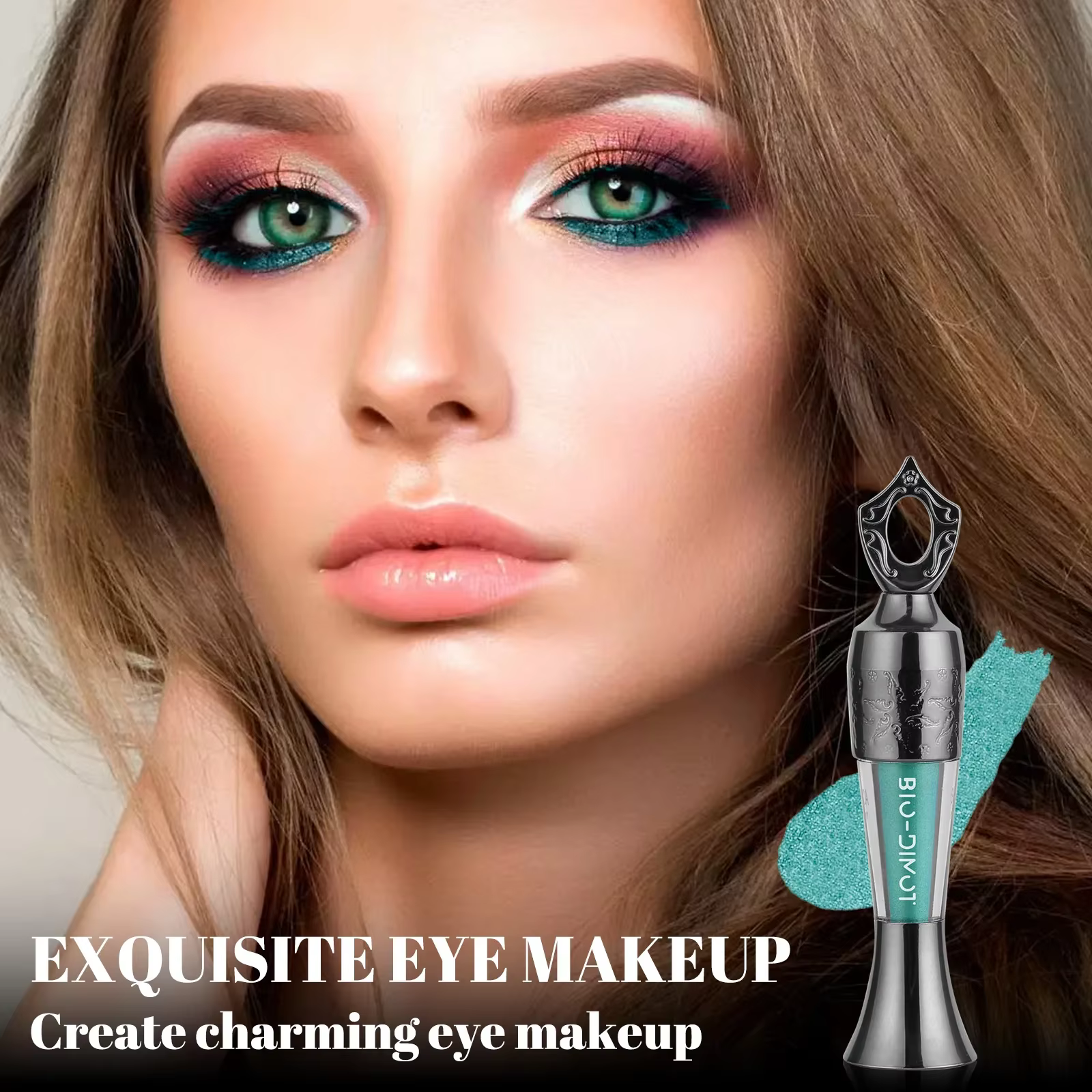 Eyeliner en poudre imperméable et anti-taches – Couleur longue durée et intense pour un aspect naturel ou audacieux