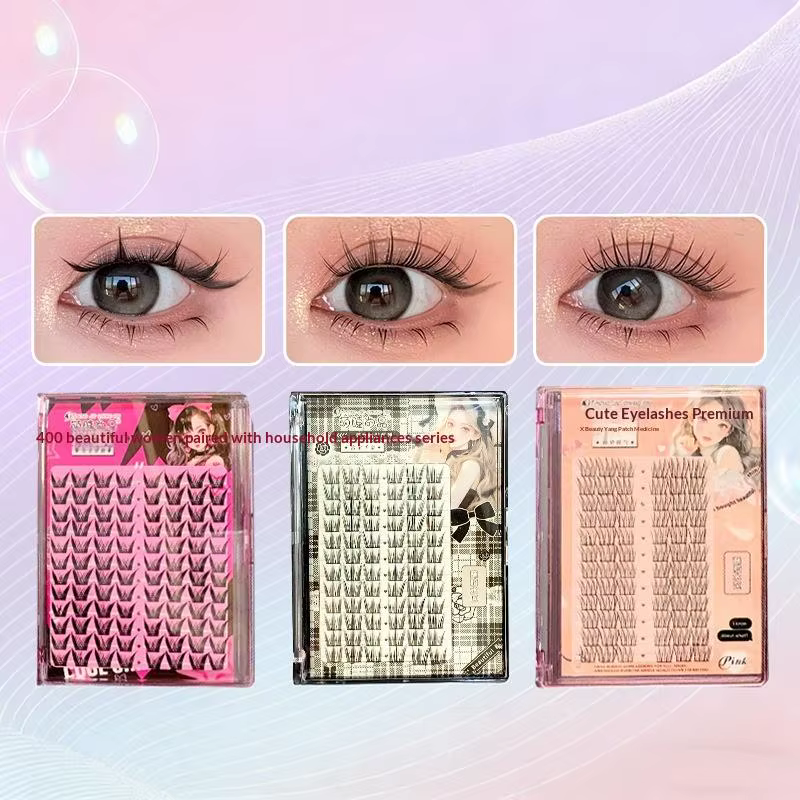 Faux cils demi-naturels