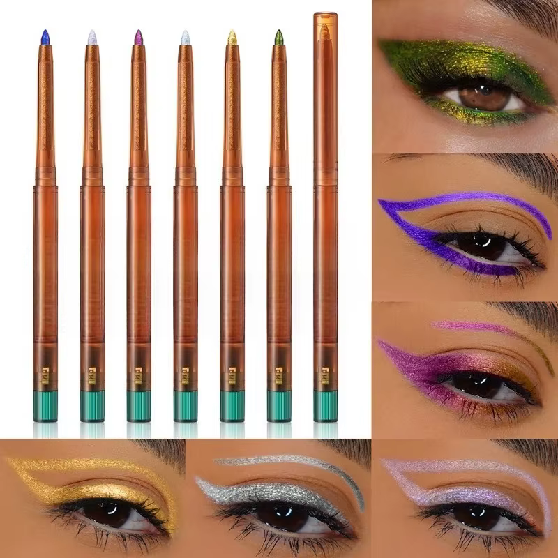 Caméléons Eyeliner liquide perle brillant métallique fard à paupières Liner Multi Chrome couleur Aurora maquillage des yeux paillettes Pigment