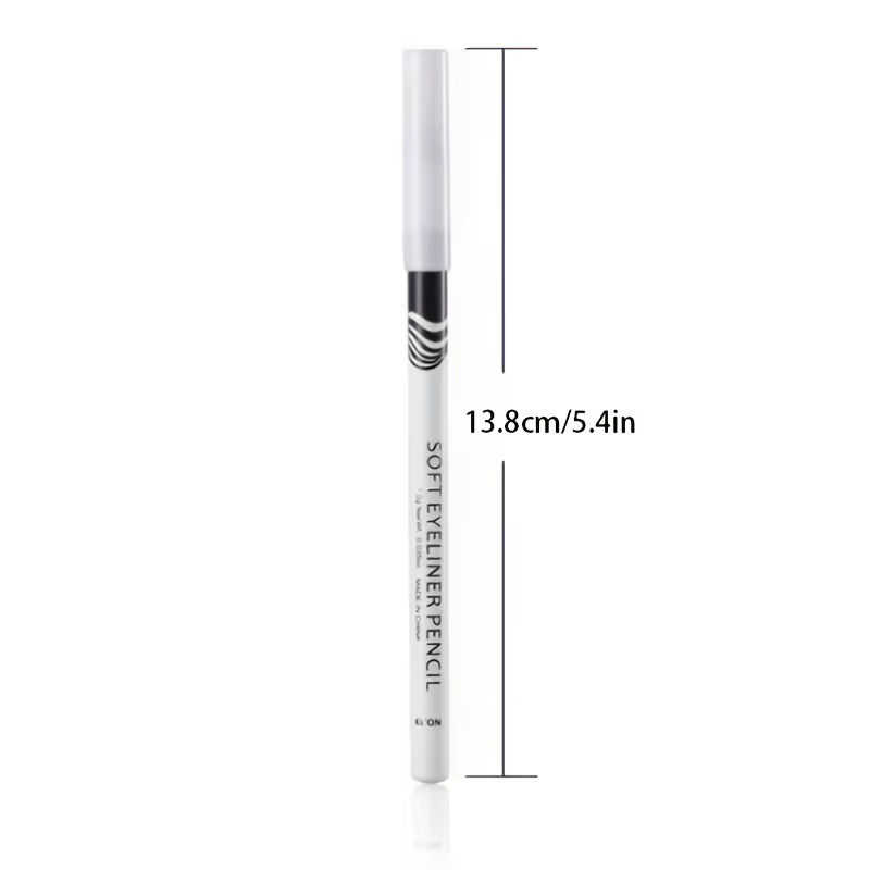 Stylo Eyeliner intérieur blanc avec tige en bois