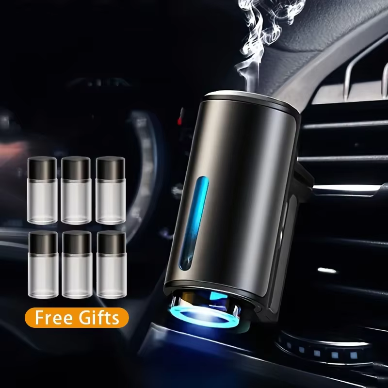 Désodorisant électrique pour voiture, diffuseur d'arôme automatique, ventilation de voiture, huile essentielle, humidificateur de brume, diffuseur de parfum, aromathérapie