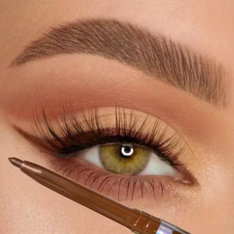 Eyeliner Gel crayon noir marron Ultra-fin mat naturel lisse séchage rapide sans taches imperméable facile à porter
