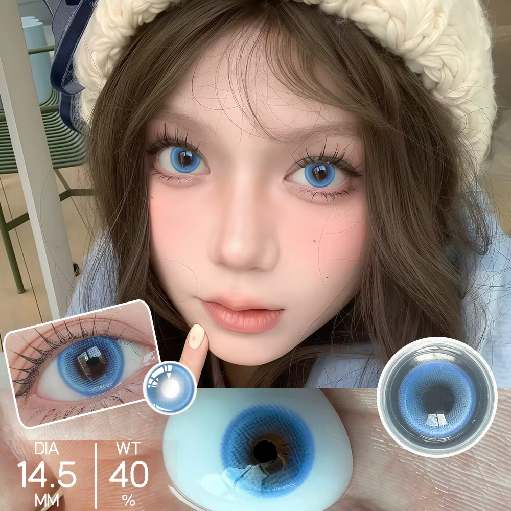2pcs/paire nouvelles lentilles de Contact Cosplay pour les yeux maquillage élèves cosmétiques