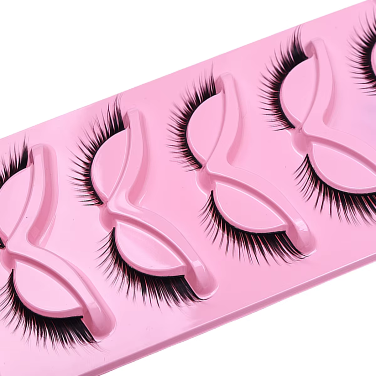 5 paires de cils yeux de chat