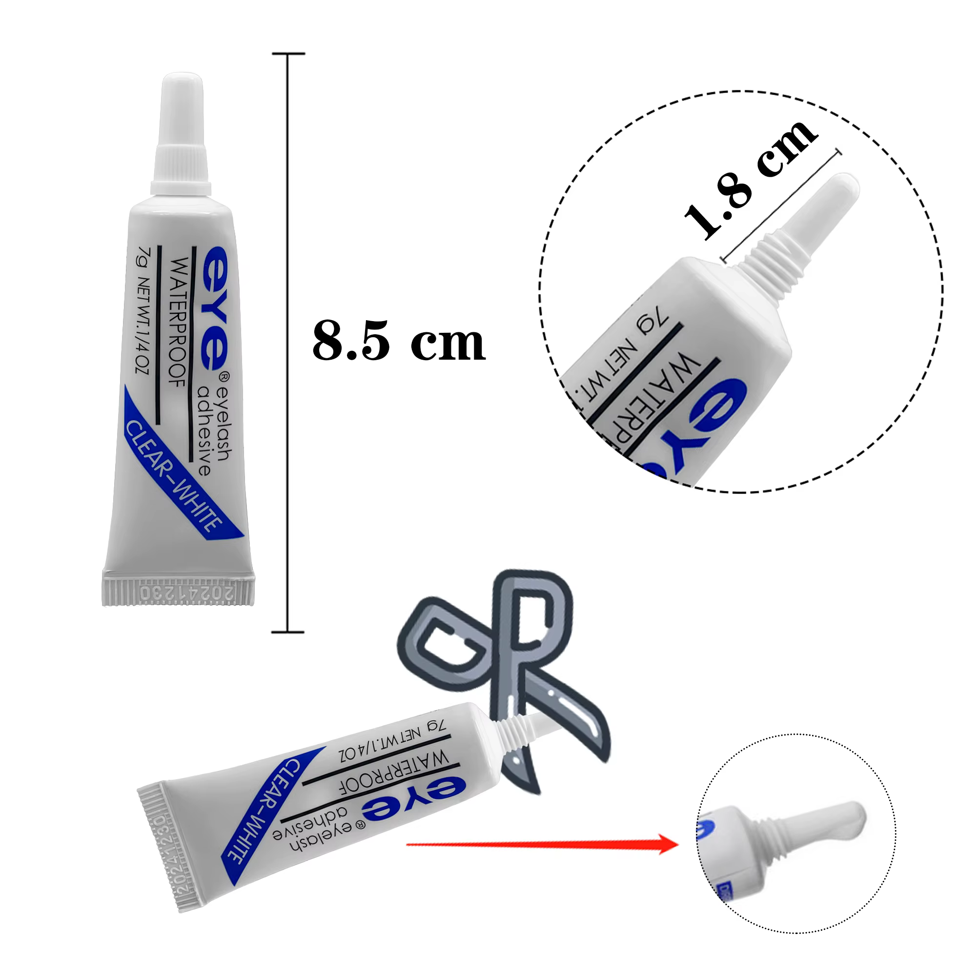 Colle pour faux cils, 1/3/5 pièces, adhésif spécial pour Extensions de cils, colle forte et durable, outils de maquillage Non irritants