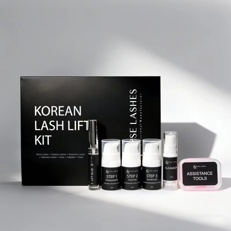 SENSE LASHES Kit de lifting des cils coréen professionnel pour salon et usage domestique