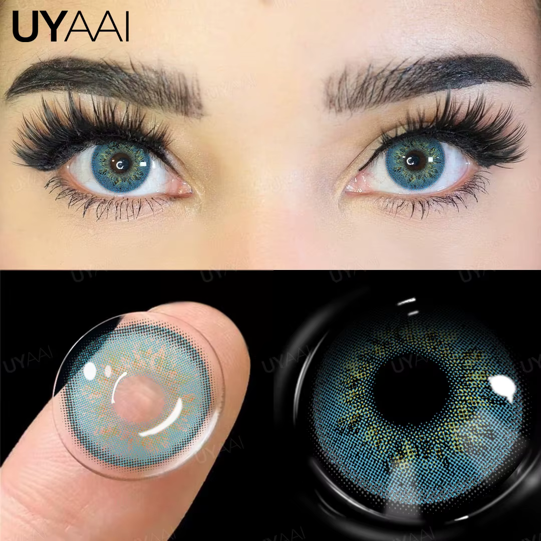 UYAAI 1 paire de lentilles de Contact de couleur pour les yeux