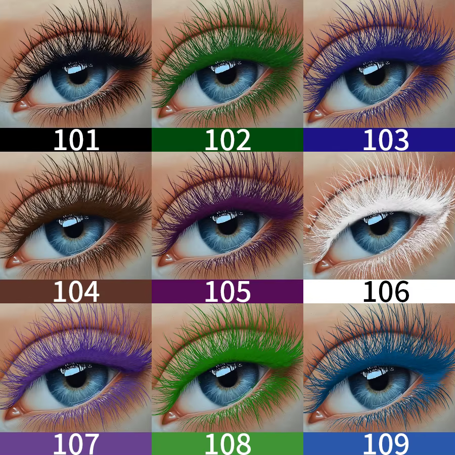 Mascara 5D avec gros yeux