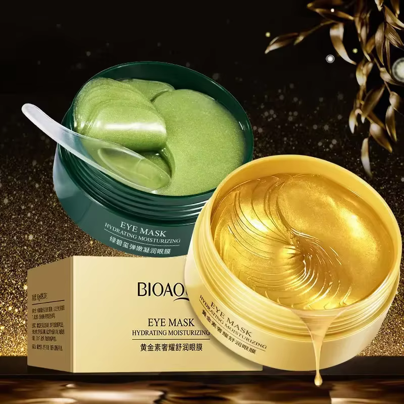 Masque pour les yeux avocat or