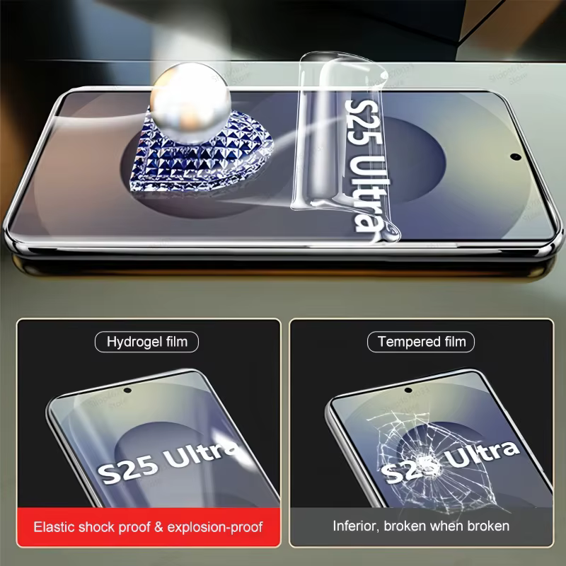 Protecteur d'écran pour Samsung Galaxy S26, S25, S24, S23, S22, S21, S20, Ultra Plus, FE Edge, Note 20, accessoires de téléphone, 4 pièces