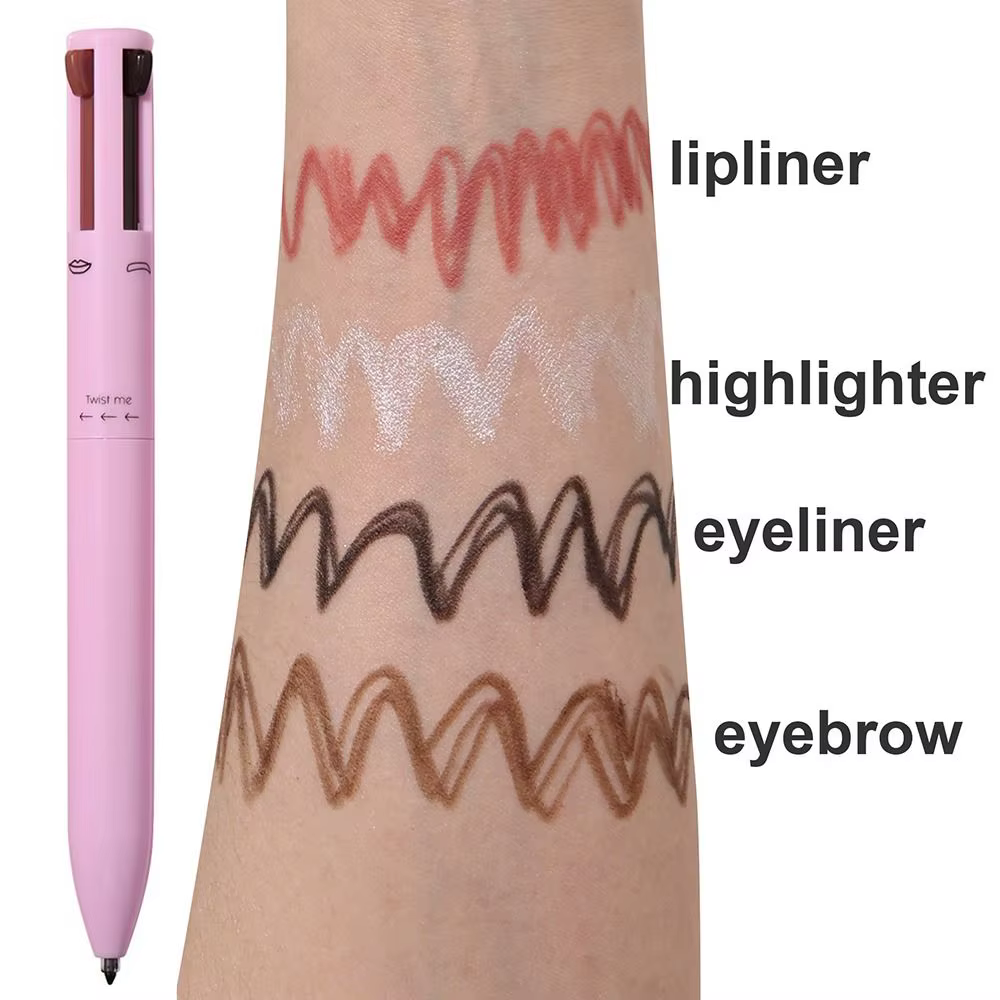 Eyeliner multi-effets 4 en 1, crayon contour des yeux, longue durée, imperméable, cosmétiques, crayon de maquillage, stylo Jules Liner