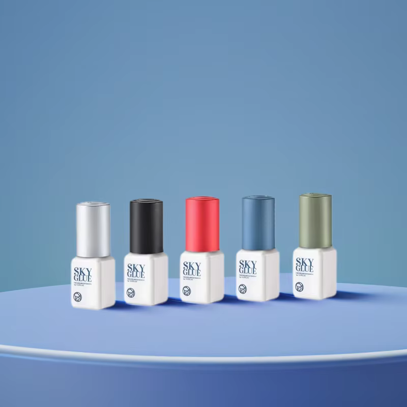 SKY colle 5ml dame colle noire individuelle séchage rapide Extensions de cils colle outil de maquillage adhésif pour cils 1 bouteille