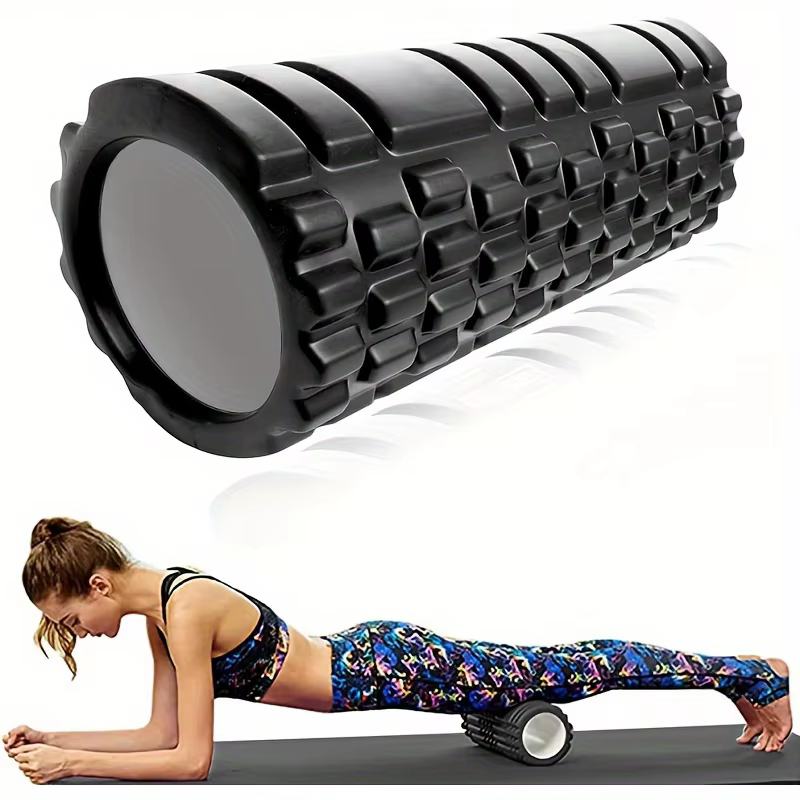 Rouleau en mousse, rouleau musculaire en EVA pour le yoga, le Pilates, les exercices du dos, la physiothérapie 30 x 8 cm