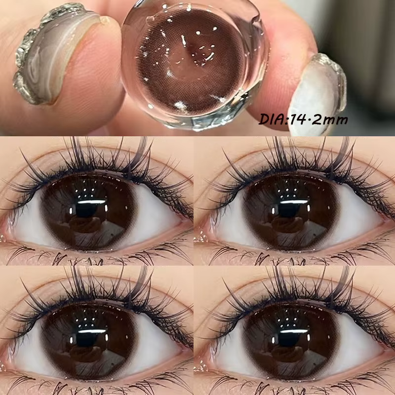 YIMEIXI 2 pièces lentilles de Contact pour les yeux Prescription