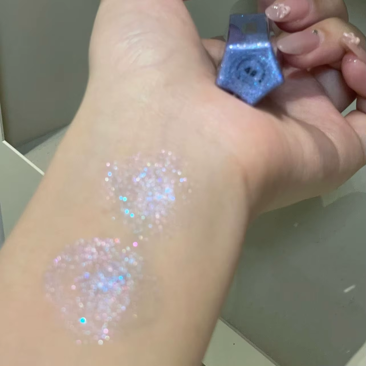 Mascara à paillettes diamantées 4 couleurs