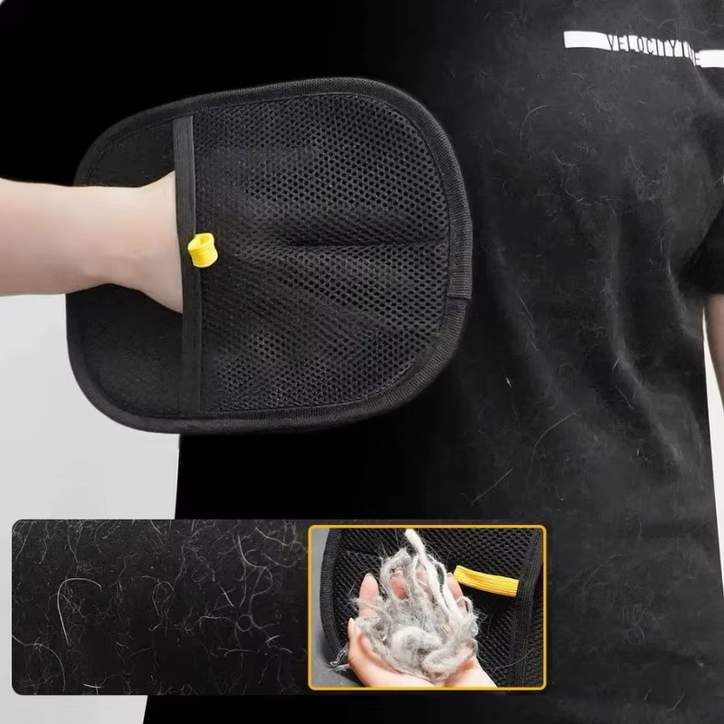Gants de toilettage pour animaux de compagnie, brosse d'épilation pour chaton, gant de nettoyage pour enlever les poils de chien et de chat du canapé, tapis, vêtements, fournitures pour animaux de com
