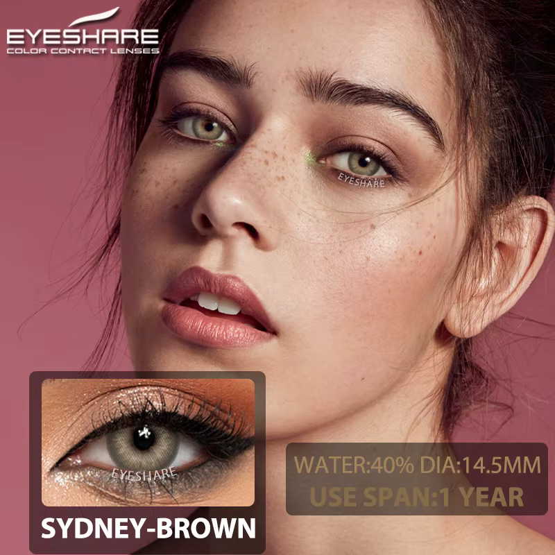 EYESHARE 1 paire d'élèves colorées pour les yeux Contacts