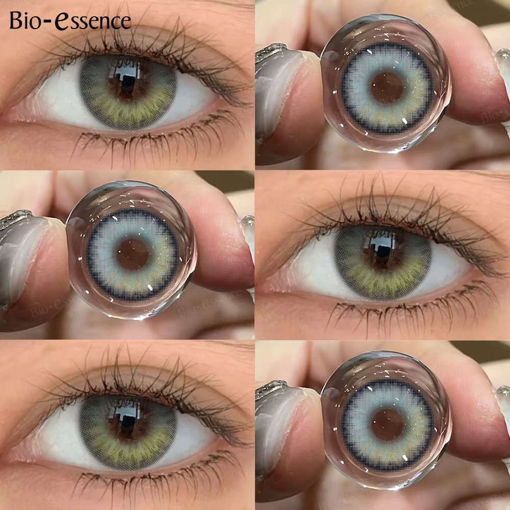 Bio-essence – lentilles de contact de couleur bleue pour les yeux