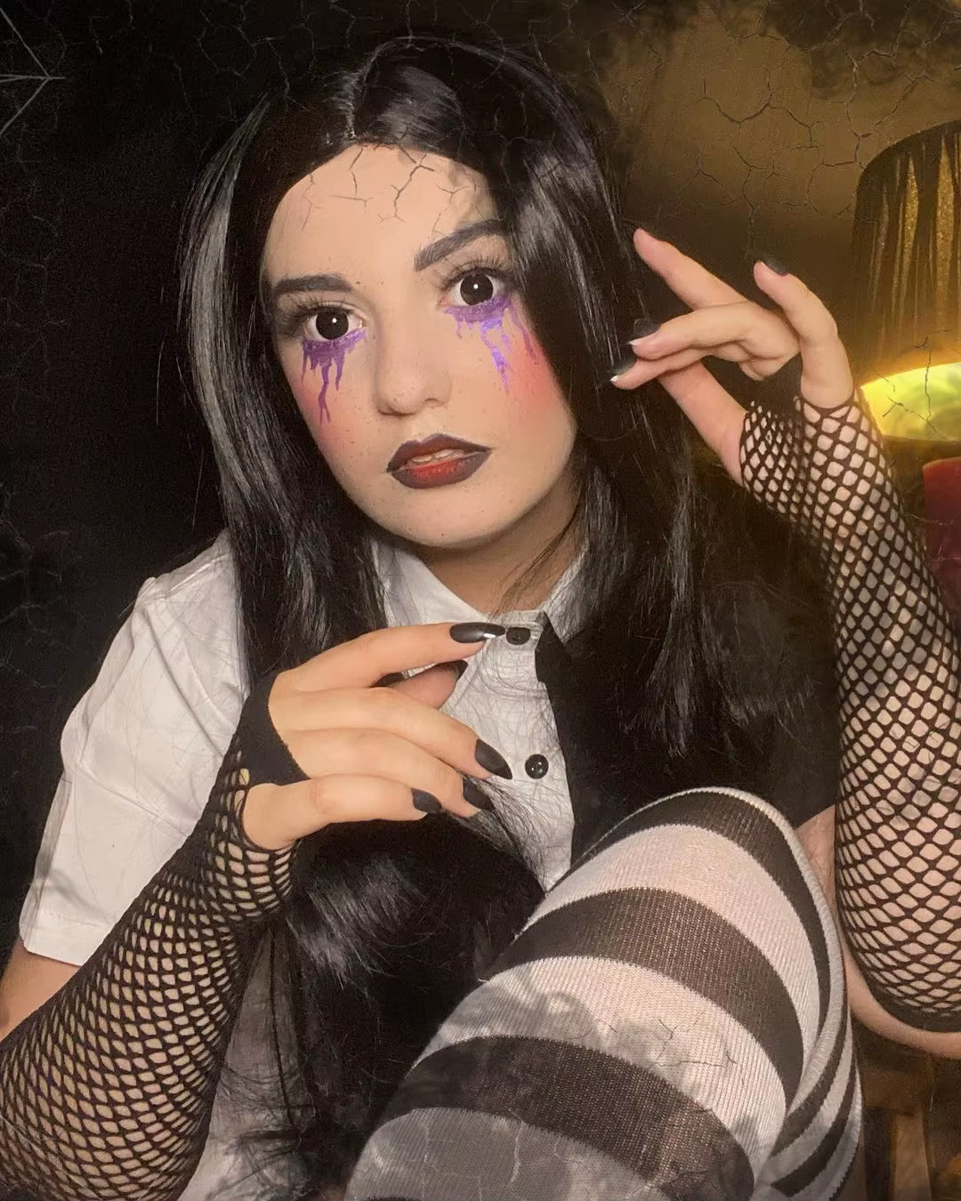 Bio-essence 1 paire de lentilles de Contact Halloween Cosplay yeux de chat jaunes